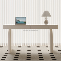 Table d'étude de meubles de bureau à domicile de couleur blanche de luxe avec le bureau d'ordinateur de tiroir avec le coffret