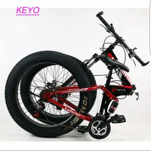 Vélo à pneus larges Tianjin <span class=keywords><strong>KEYO</strong></span> 26 pouces, 21 vitesses, freins à disque, fourche à suspension, vélo pliable pour la neige, prix d'usine - Product Image 5