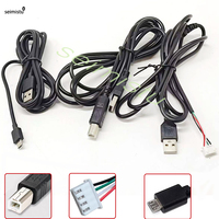 Cable USB a Tipo-C de 4 Pines Yinglucky Y-1112 Sin Retraso para Codificador Arcade Sin Retraso, Placa de Control Raspberry Pi, 1 Unidad