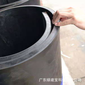 Feuille de caoutchouc noire Foshan, 10 mm d'épaisseur, isolante, amortissante, antidérapante, qualité industrielle, service de découpe disponible - Product Image 4