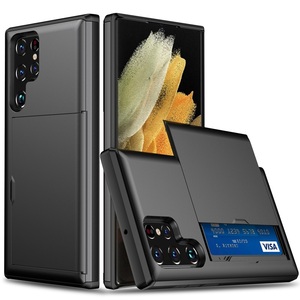 Custodia a portafoglio con Slot per schede Armor per <span class=keywords><strong>Samsung</strong></span> Galaxy S23 custodia per carte Ultra resistente per <span class=keywords><strong>Samsung</strong></span> S23 S22 Plus <span class=keywords><strong>S21</strong></span> - Product Image 1