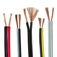 2-adriges 12-26 AWG Duplex-Kupferleiterkabel 0,3-2,5mm² PVC-Isolierung Flachparallel-Stromkabel