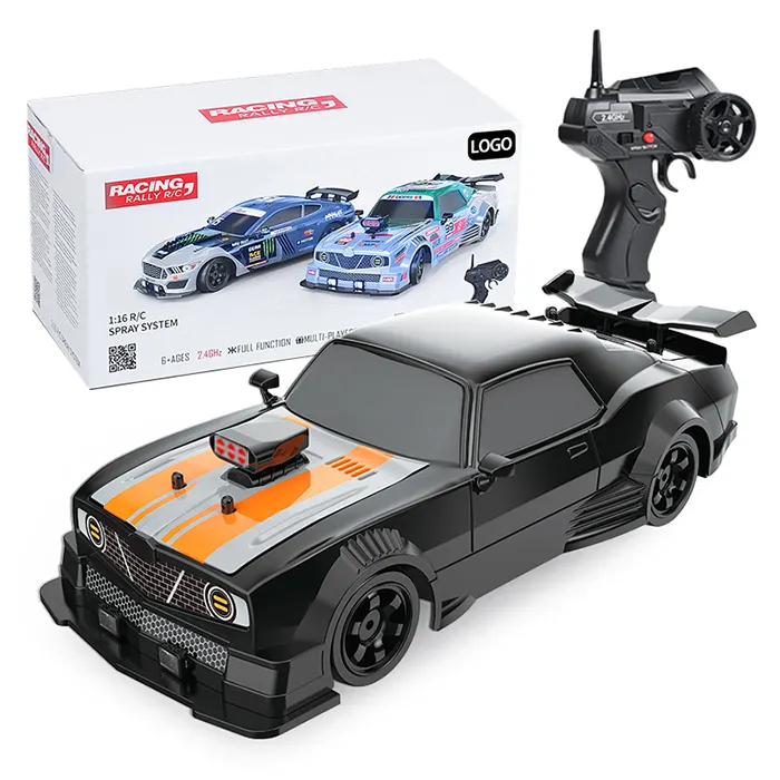 Mobil Rc Drift kecepatan tinggi 2.4g, mobil Rc 4wd, mobil balap kendali jarak jauh 4wd, mobil Rc kecepatan tinggi 1:16 4wd, mobil listrik dengan semprotan