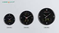 Horloge murale numérique islamique minimaliste Al-harameen en plastique pour rappel de prière musulmane HA-7056