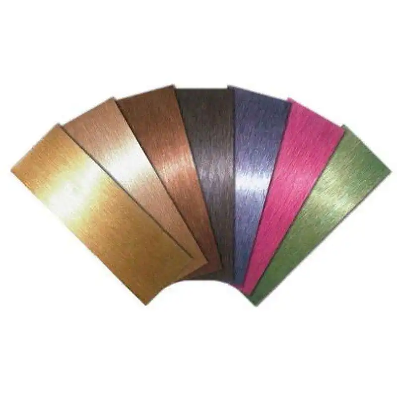 Precios baratos Hoja de acero inoxidable de color 201 301 304 316 Hoja/placa de color de acero inoxidable decorativa