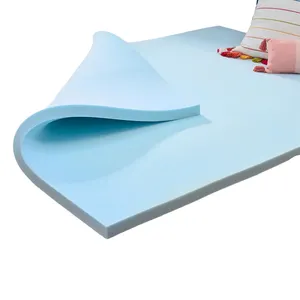 2 Inch Gel Infused Memory Foam Mattress Topper Cooling Mattress Pad Ventilated Breathable For Home Furniture