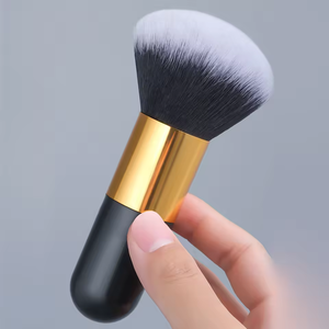 Pinceau de maquillage en forme de champignon en poils synthétiques doux, grand, petit et épais, pour fond de teint, crème BB, anticernes, sans poudre, sans traces - Product Image 1