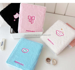 2024 nuevo lazo de felpa A6 carpeta foto tarjeta álbum hojas sueltas <span class=keywords><strong>Mini</strong></span> película Photocard organizador recoger <span class=keywords><strong>libro</strong></span> para Kpop - Product Image 6