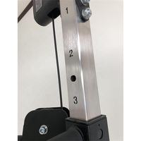 Machine Commerciale Multifonctionnelle à Double Poulie Réglable avec Système de Charge par Broches en Acier pour Entraînement de Force, Dorsal et Bras