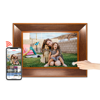 Bingkai foto Digital universal, bingkai foto Digital WiFi layar sentuh IPS putar otomatis, video foto Via Frameo