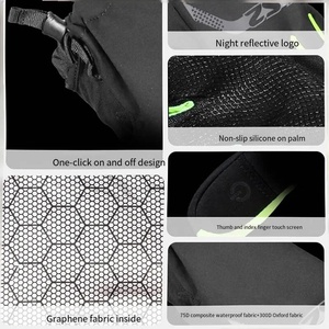 Guanti da <span class=keywords><strong>Moto</strong></span> LS2 <span class=keywords><strong>Impermeabili</strong></span>, Caldi e Antivento per Uomo, Adatti per Tutte le Stagioni - Product Image 5