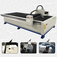 Machine de découpe Plasma laser Cnc 1530/1325 63A 120A 200A, Machine de découpe de tôle en acier inoxydable