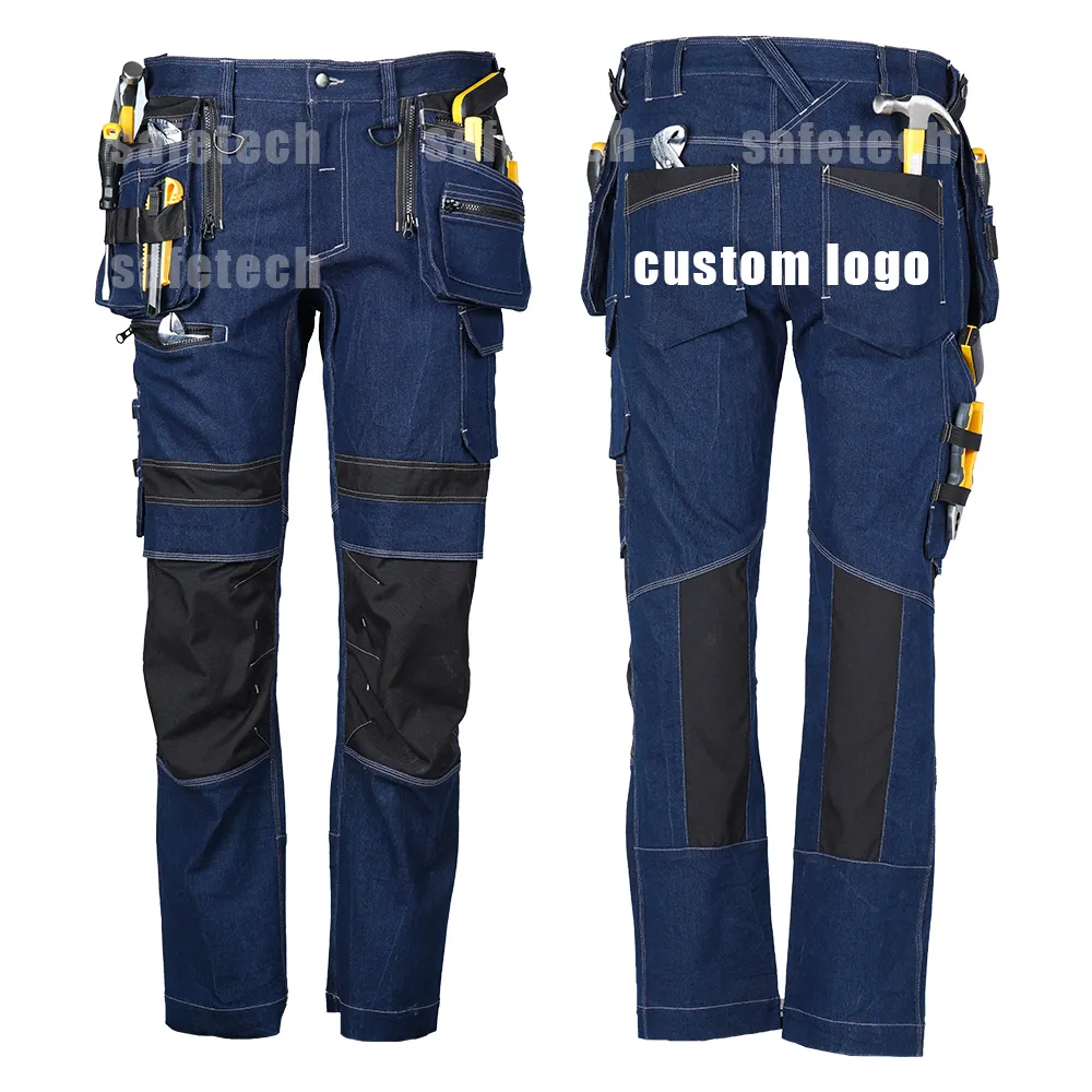 Jeans de haute qualité Construct Pants Multi Pocket Outdoor Pantalon de travail résistant à l'usure