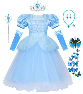 Costumes de carnaval, de mariage, de télévision et de cinéma pour filles AmzBarley, robe de bal, Elsa, <span class=keywords><strong>Anna</strong></span>, princesse, costume d'Halloween pour filles, robe de cosplay pour filles - Product Image 3