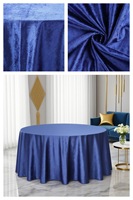 Großhandel Elegante Hochwertige Samt-Tischdecke für Hochzeiten, Bankette und Partys