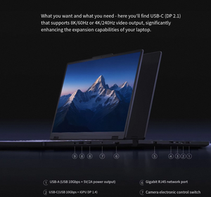 Portátil para Juegos OEM Corps Y7000p 2025 <span class=keywords><strong>Intel</strong></span> Core I9 RTX5070 32GB 2TB SSD 1920x1080 16 Pulgadas Alto Rendimiento WiFi 6 - Product Image 5