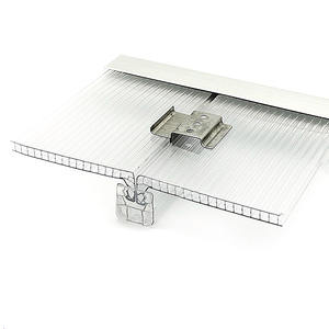 Revêtement UV durable 10mm <span class=keywords><strong>12mm</strong></span> Feuille multiparoi en <span class=keywords><strong>polycarbonate</strong></span> personnalisée <span class=keywords><strong>Plaque</strong></span> creuse en U pour système de toiture - Product Image 2