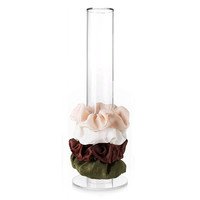 Support de Présentation Vertical Transparent Personnalisé pour Chouchous de Filles – Organisateur en Tube Acrylique Transparent pour Chouchous