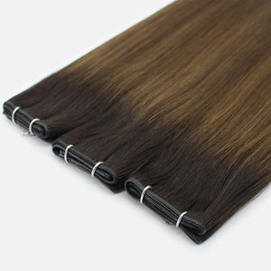 Extensiones de cabello de trama Genius Invisible súper delgada de calidad de lujo cabello virgen crudo Natural Original de doble dibujado - Product Image 2