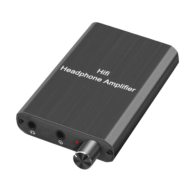 Support 16-300ohm Portable Headphone Amplifier Professional 3.5mm Jack Audio AMP