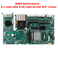 批发1U机架式服务器8*I226 2.5G网卡防火墙服务器285K迷你电脑LGA1851 B860 Esxi Aes-ni Pfsense路由器网络系统
