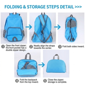 Sacs à dos pliables légers et imperméables pour le <span class=keywords><strong>sport</strong></span> en plein air, sacs à bandoulière pour hommes et femmes, sacs de <span class=keywords><strong>voyage</strong></span> - Product Image 4