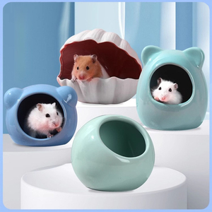 مخبأ كبير للهامستر على شكل ديناصور من السيراميك الصديق للبيئة الأكثر مبيعًا - Product Image 1