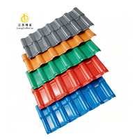 Tuiles de toit en résine synthétique ASA PVC tendance, modernes, anti-âge, insonorisées, anticorrosion pour temples, hôtels, cabanes, fermes, villas