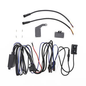 Gruppo cablaggio cavo lampada moto 1-2 faretti stroboscopici interruttore con telecomando stabile - Product Image 1