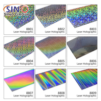 SINO Venta al por mayor de vinilo de corte holográfico láser de 60 micras para plotter de corte