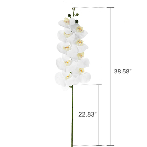 Orquídea Phalaenopsis Artificial Realista, Elegante Ramo de Flores Artificiales en Maceta, Adorno para Decoración del Hogar y Bodas - Product Image 2