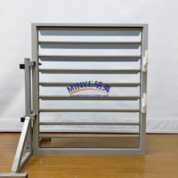 Fenêtres à persiennes en aluminium et verre de conception moderne Ouverture verticale avec poignée de verrouillage pour la ventilation de l'hôtel Confidentialité Anti-vol