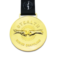 Médailles et trophées de médaille Muay Thai en métal personnalisé pour sport