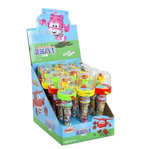 Brinquedos infantis criativos Dunk Master Plastic Toy Candy Catapult Shooting Machine Kid Fruit Hard Candy Toy