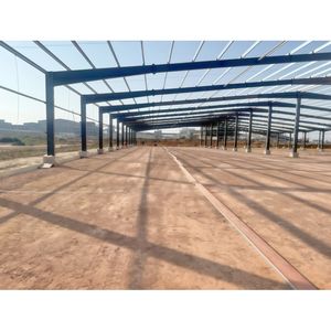 Vorgefertigte Stahlrahmenkonstruktion Verzinkte Industriehalle Lagerhaus Werkstatt mit Sandwichpaneelen - Product Image 5