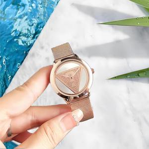 <span class=keywords><strong>Reloj</strong></span> de Pulsera de Lujo Marca <span class=keywords><strong>Guess</strong></span> para Mujer Esfera de Acero Inoxidable de 35mm Pantalla de Cristal de Cuarzo Correa de Aleación con Hebilla Éxito de Ventas para Chicas - Product Image 5