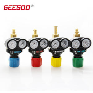 Regulador de Presión para Soldadura y Corte, Regulador de Dióxido de Carbono y Nitrógeno con Retardo, Regulador de Presión de Acetileno a Prueba de Golpes - Product Image 4