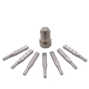 Ejector Pin Standard Straight Flat Tungsten Ejector Pin And Sleeve Screw Punching Rod And Ejector Pin