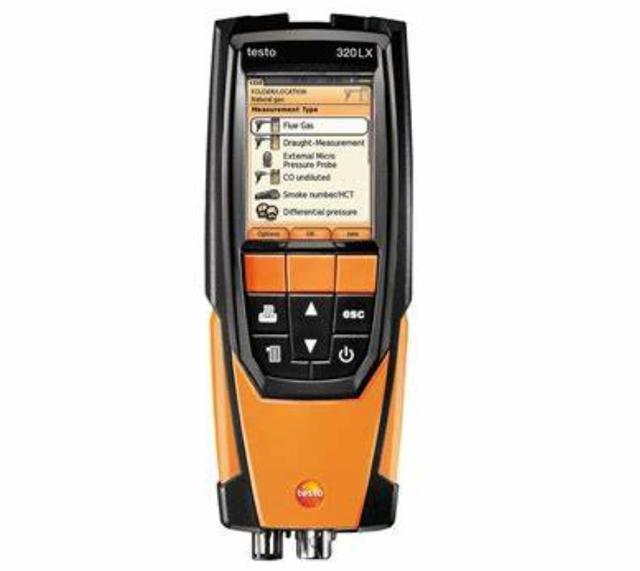 Testo 320 Order-Nr. 0563 3220 75 Flue Gas Analyzer for CO , O2 and CO2 Gas Leakage Detector