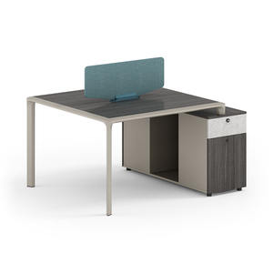 Estación de Trabajo Portátil para 2 Personas con Escritorio para Laptop, Ideal para Oficinas, Cubículos o Talleres - Product Image 2