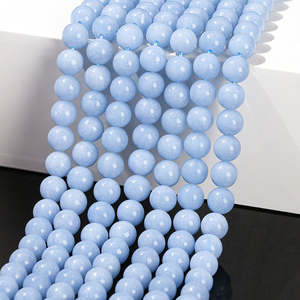 ลูกปัดหินธรรมชาติขนาด 8 มม. ยี่ห้อ JD GEMS สำหรับทำเครื่องประดับ ขายส่งแบบเป็นเส้น สีเหลือง - Product Image 4