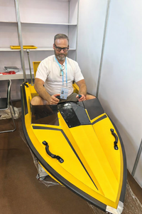 Yate Deportivo de 106cc, Motor de Gasolina de 2 Tiempos, Casco de Aluminio, Gasolina <span class=keywords><strong>sin</strong></span> <span class=keywords><strong>Plomo</strong></span>, Peso Neto 73kg, 25211076cm, Diseño Compacto de Carreras - Product Image 4