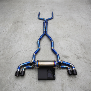 ท่อไอเสีย Boska Titanium Catback สำหรับ M5 F90 4.4T ปี 2018-2023 พร้อมวาล์วควบคุมเสียงแบบ Valvetronic และท่อ X Mid Pipes ปรับแต่งเสียง - Product Image 1
