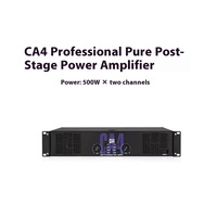 Amplificateur de performance professionnel 2 canaux CA Series 220V 20Hz-20KHz, haute puissance, en métal, pour bars et KTV