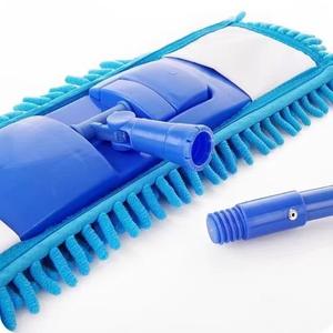 Dual-Use <b>Flat</b> <b>Mop</b> Chenille Absorbent Household Cleaning Cloth Wet and Dry Hand Wash Free - Product Image 5