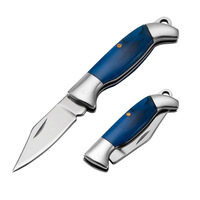 Couteau de poche pliable en acier inoxydable portable, capacité de 1L, multifonction, porte-clés, pendentif, outil de survie en plein air pour le camping
