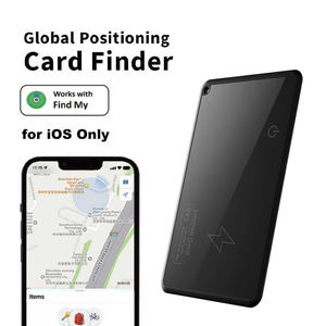 IOS Find My MFI <span class=keywords><strong>Satellite</strong></span> Finder Ultrasonic Universal Tracking Smart Wallet Anti-Lost Device Smart GPS Locator Card Tracker - Product Image 1