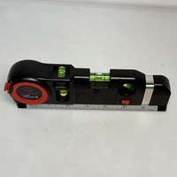 Mètre laser 3-en-1 : Niveau, Télémètre numérique et Règle horizontale/verticale avec bulle de nivellement