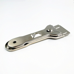 Raspador Multifuncional para Manchas <span class=keywords><strong>de</strong></span> Aceite, Acero Inoxidable, para Cocina, Barbacoa, Limpiador <span class=keywords><strong>de</strong></span> Azulejos, Vidrio y Grasa - Product Image 3
