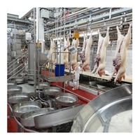 Système de rail de ligne d'abattage de porcs, convoyeur de carcasses pour l'abattage et le traitement des porcs